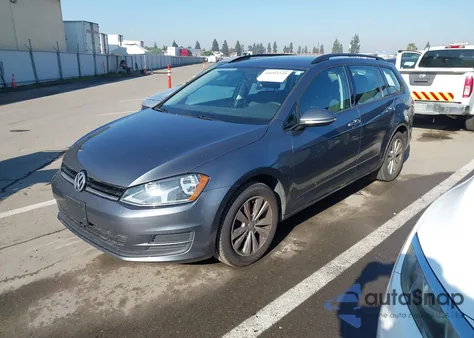 2017 Volkswagen Golf Sportwagen Tsi S из США, поврежденный, VIN 3VW017AUXHM503810